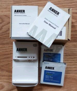 Anker 2 1900 Li-ion Batteries Charger compatible: HTC Sensation Mytouch 4G Slide